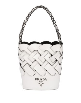 woven bucket bag