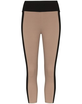 Therese two-tone cropped leggings