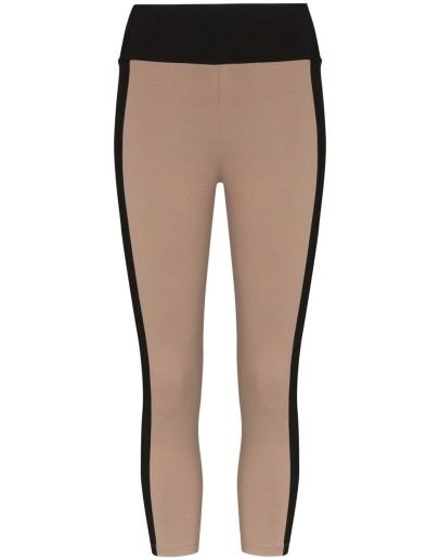 Therese two-tone cropped leggings