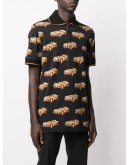 car print polo shirt