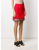 tweed a-line skirt