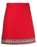 tweed a-line skirt