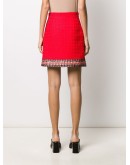 tweed a-line skirt