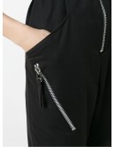 zipped boiler suit