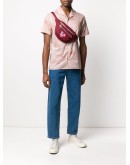 embroidered heart belt bag