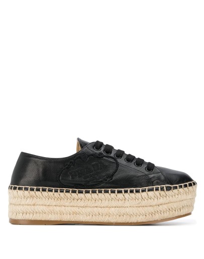 lace-up platform espadrilles