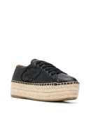 lace-up platform espadrilles