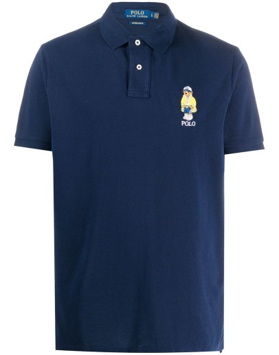 teddy embroidered polo shirt