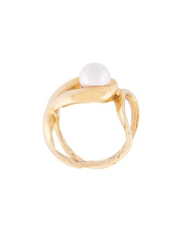 pearl-embellished ring