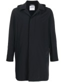hooded trench coat