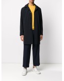 hooded trench coat