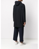 hooded trench coat