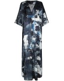 Dunaway graphic-print silk maxi dress