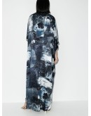 Dunaway graphic-print silk maxi dress