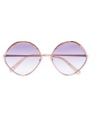 Dani diamond-frame sunglasses