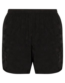 Wild Steve black camouflage print swim shorts