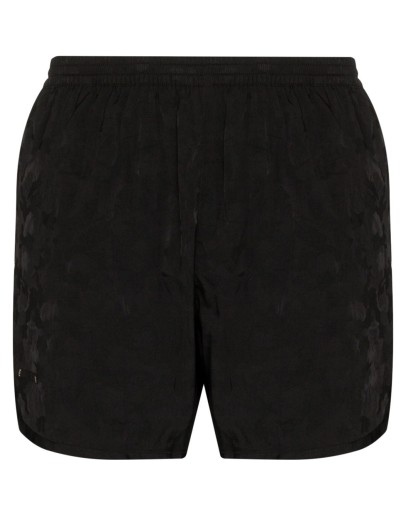 Wild Steve black camouflage print swim shorts