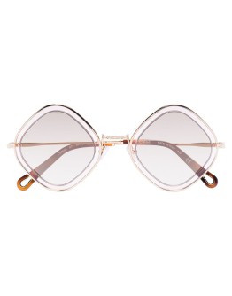 Poppy diamond-frame sunglasses