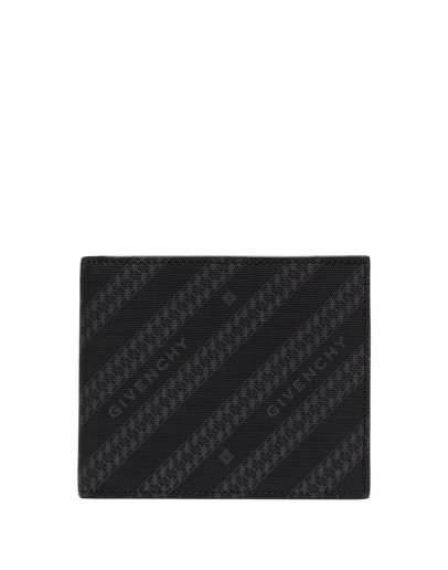 chain logo-print cardholder