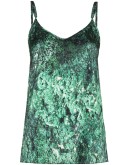Paradise graphic-print silk camisole