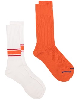 pack of two ribbed socks set
