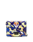 Maiolica print mini bag