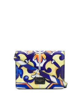 Maiolica print mini bag