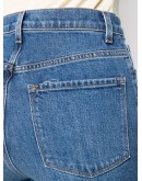 high-waisted jeans