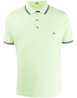 logo-print polo shirt