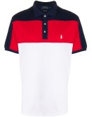 colour-block polo shirt