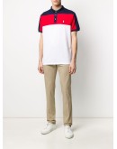 colour-block polo shirt