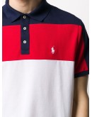 colour-block polo shirt