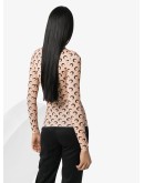 moon-print turtleneck top