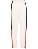 Moire side-stripe trackpants
