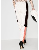 Moire side-stripe trackpants