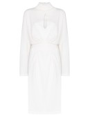 belted cashmere dress
