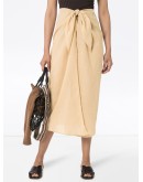 knotted midi skirt