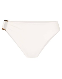 asymmetric tortoise buckle bikini bottoms