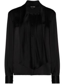 pussy-bow blouse