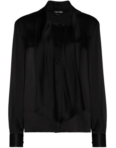 pussy-bow blouse