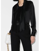 pussy-bow blouse