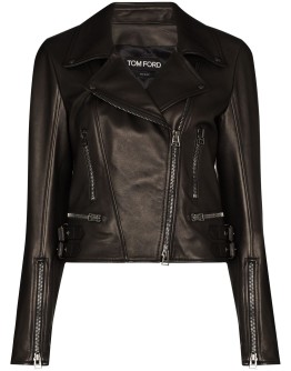 leather biker jacket