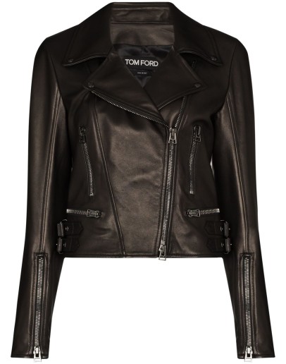 leather biker jacket