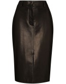front-slit pencil skirt
