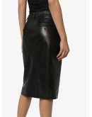 front-slit pencil skirt