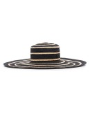 Ursula striped straw hat
