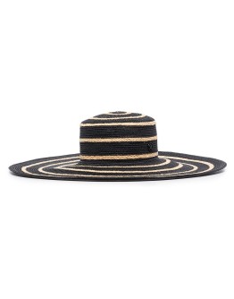 Ursula striped straw hat