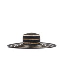 Ursula striped straw hat