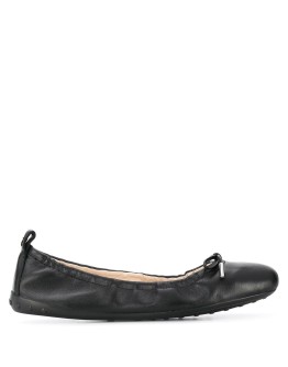 leather ballerina shoes