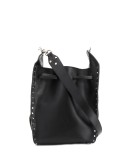 Radja large studded bucket bag